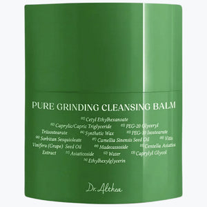 Grönt rengöringsbalsam i förpackning från Dr Althea, Pure Grinding Cleansing Balm