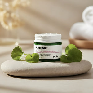 Dr.Jart+ Cicapair färgkorrigerande behandling i liten burk med gröna blad, 30 ml