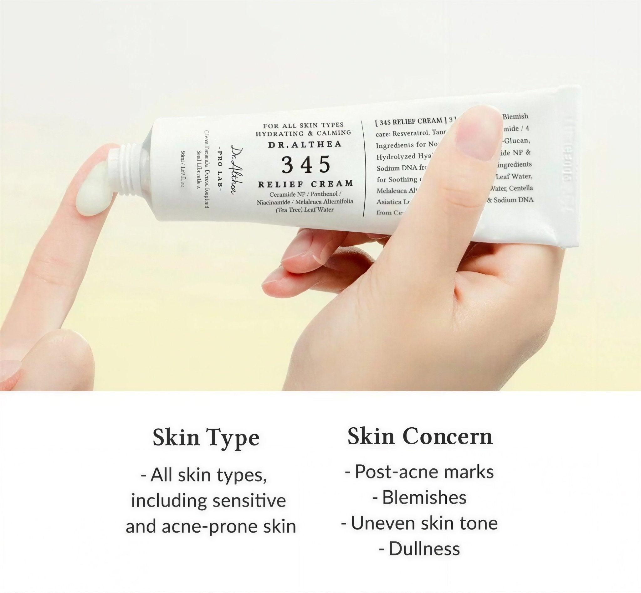 Dr Althea 345 Relief Cream 50ml - | SKNLÛX