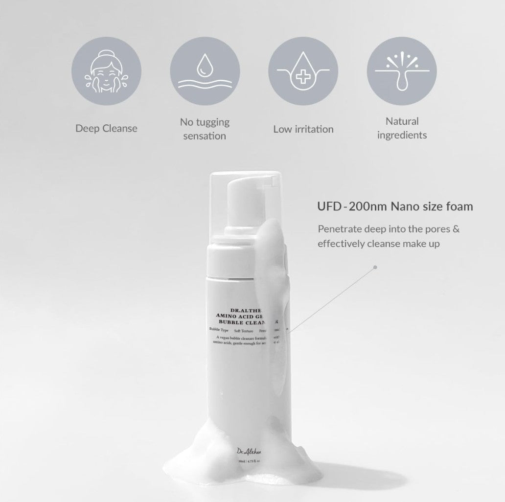 Dr Althea Amino Acid Gentle Bubble Cleanser 140ml - | SKNLÛX