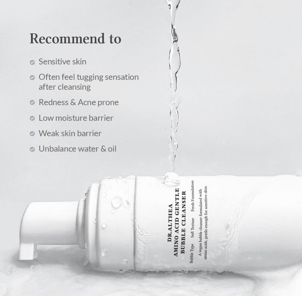 Dr Althea Amino Acid Gentle Bubble Cleanser 140ml - | SKNLÛX