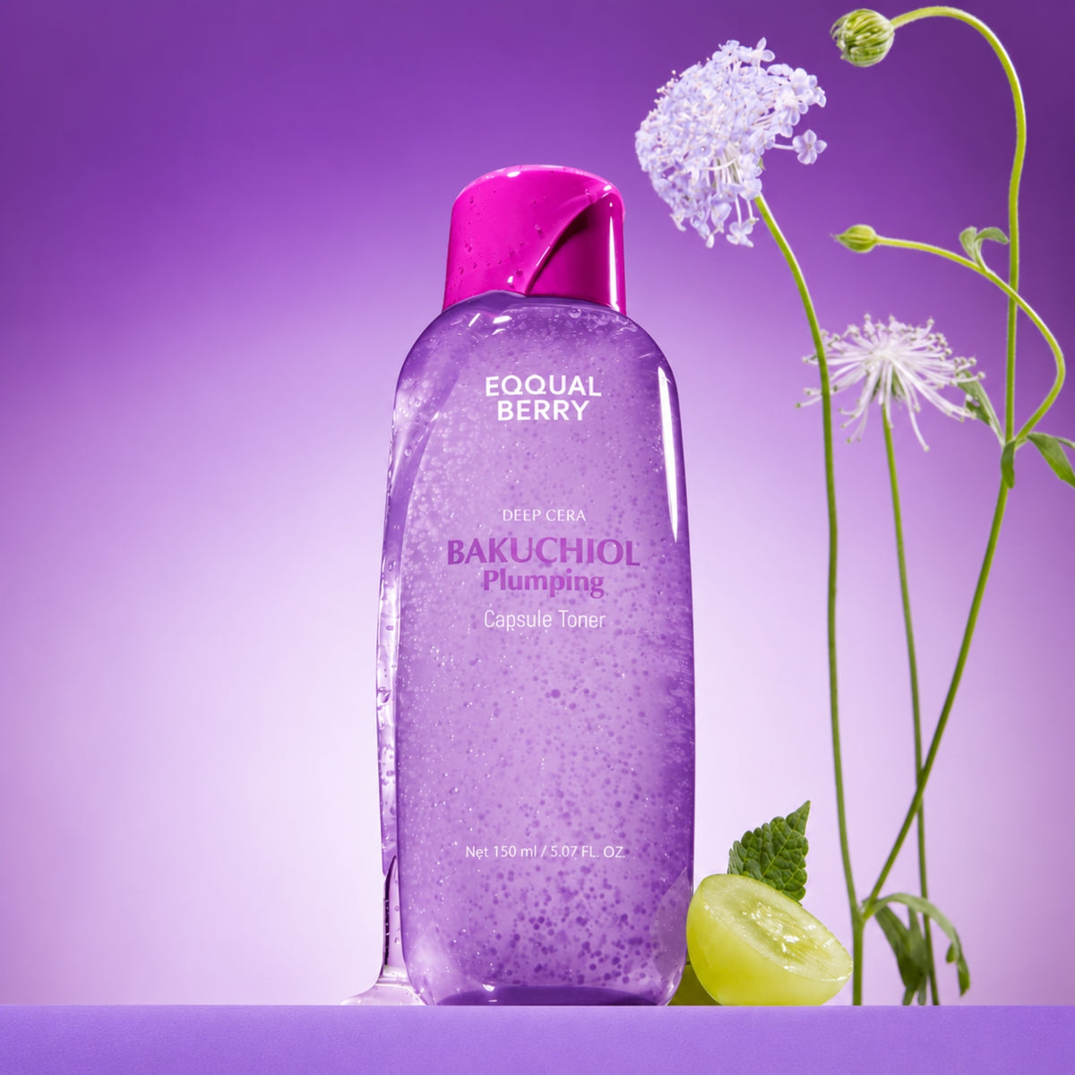 Eqqualberry Bakuchiol Plumping Capsule Toner 150ml