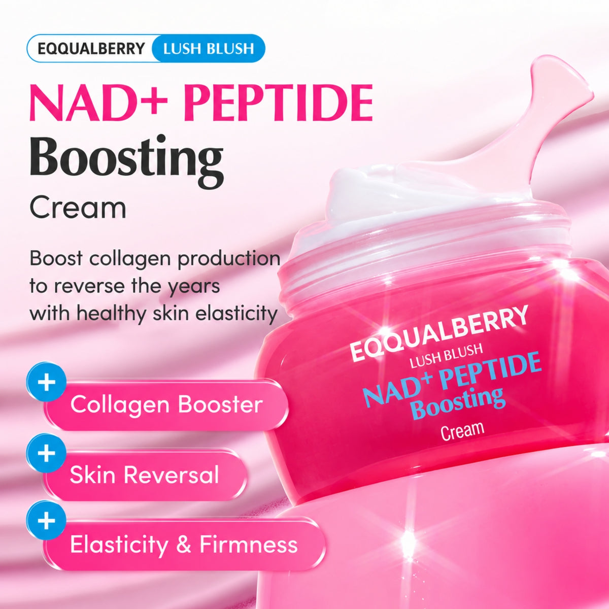 Eqqualberry NAD+ Peptide Boosting Cream 50ml