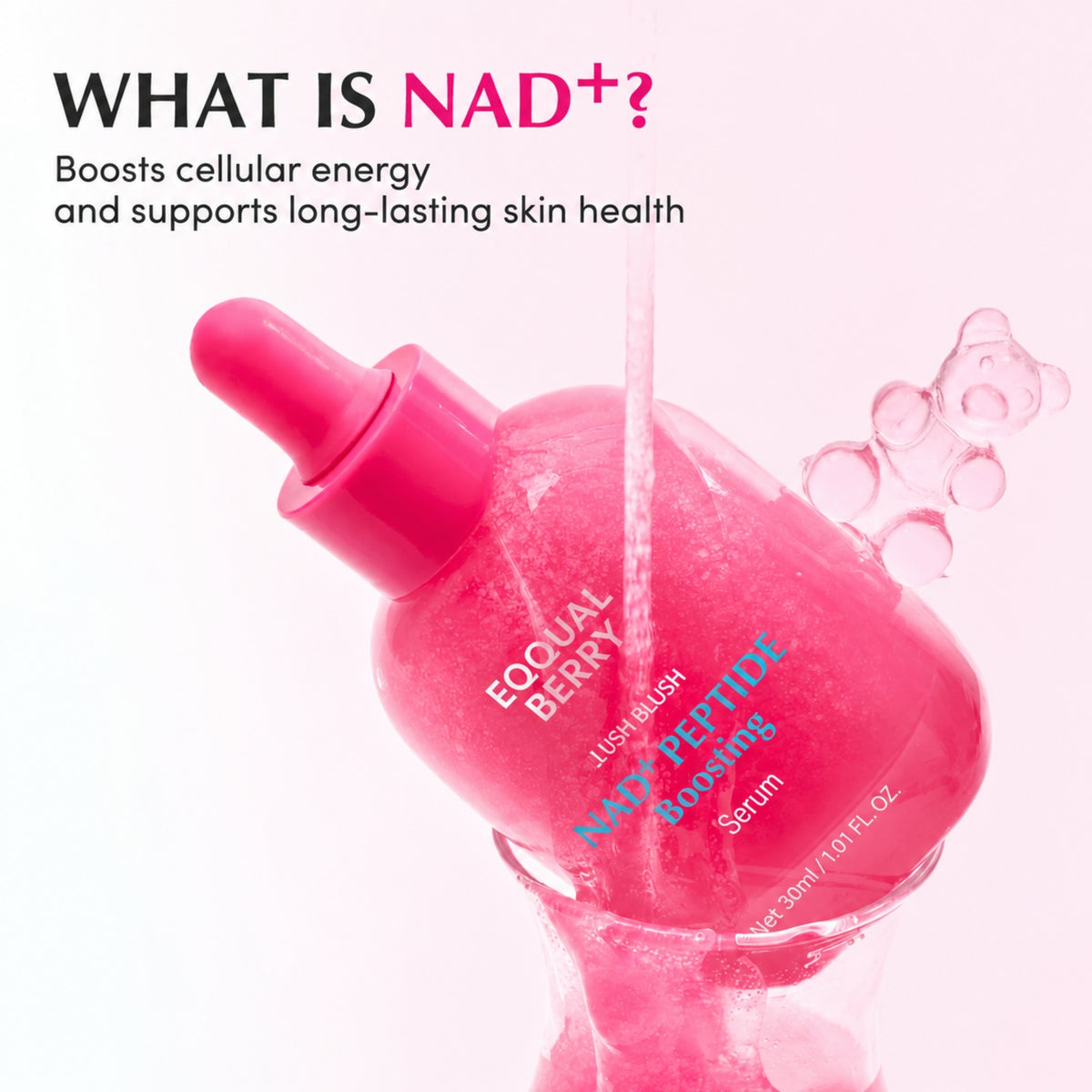 Eqqualberry NAD+ Peptide Boosting Serum 30ml