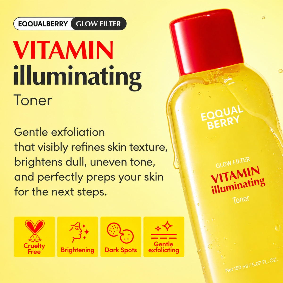 Eqqualberry Vitamin Illuminating Toner 150ml