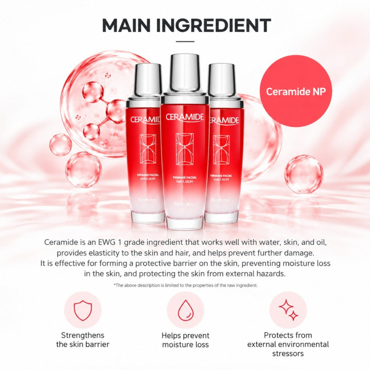 Farm stay Ceramide Firming Facial Emulsion 130ml