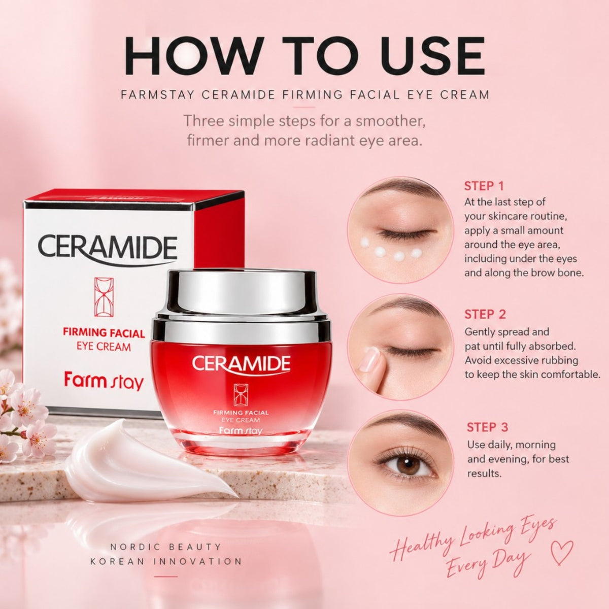 Farm stay Ceramide Firming Facial Eye Cream 50ml