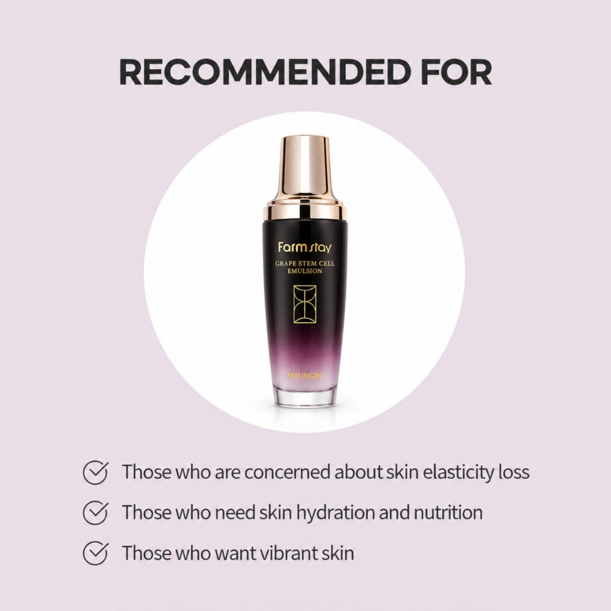 Farm stay Grape Stem Cell Emulsion 130ml