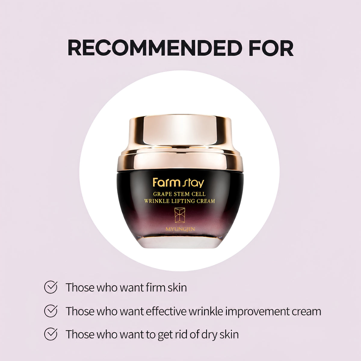 Farm stay Grape Stem Cell Wrinkle Lifting Cream 50ml