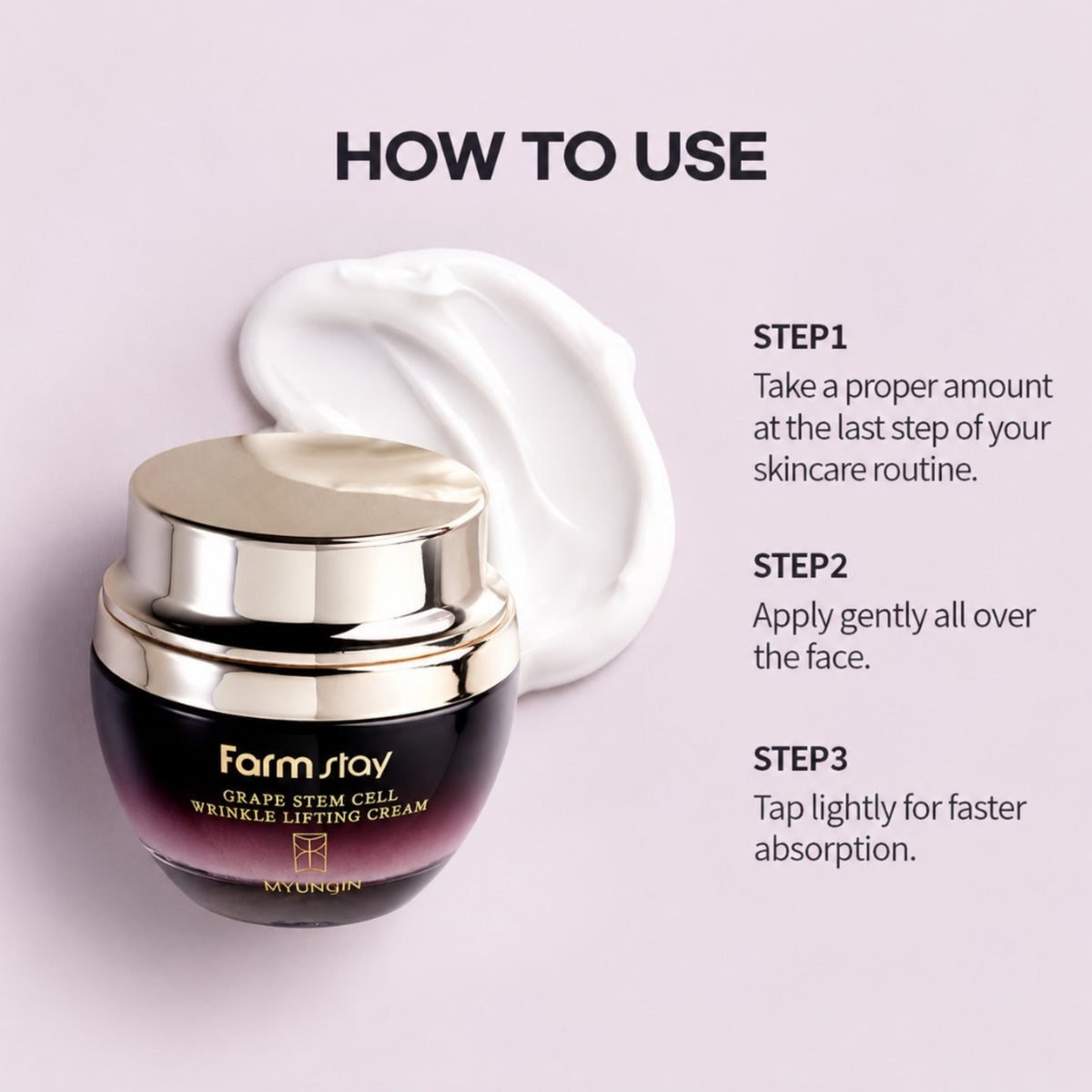 Farm stay Grape Stem Cell Wrinkle Lifting Cream 50ml