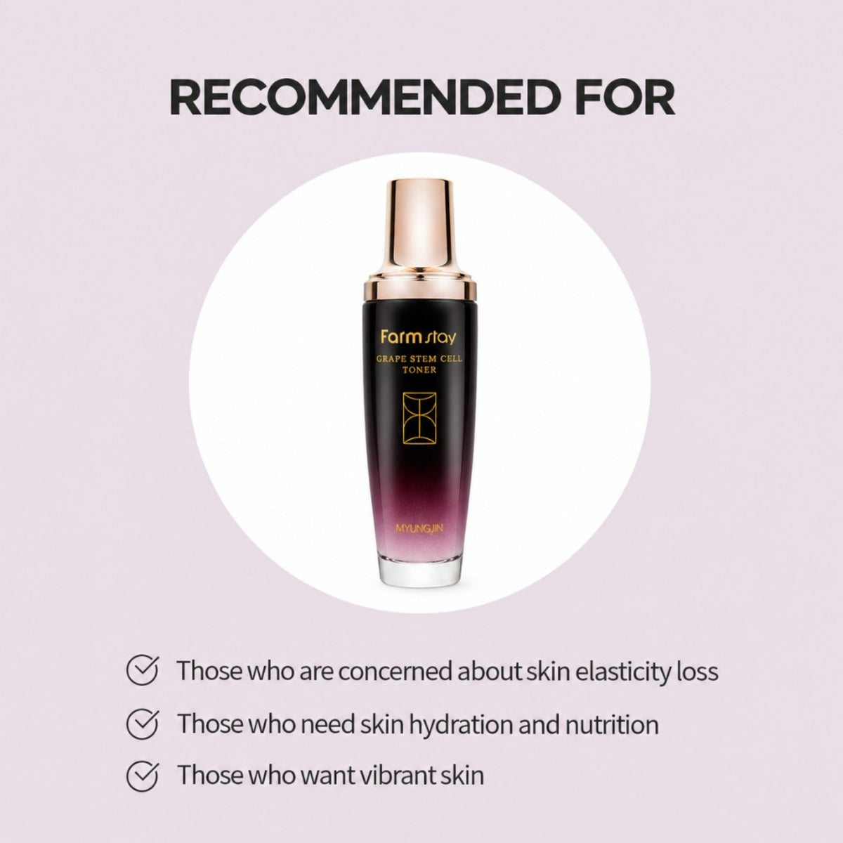 Farm stay Grape Stem Cell Toner 130ml