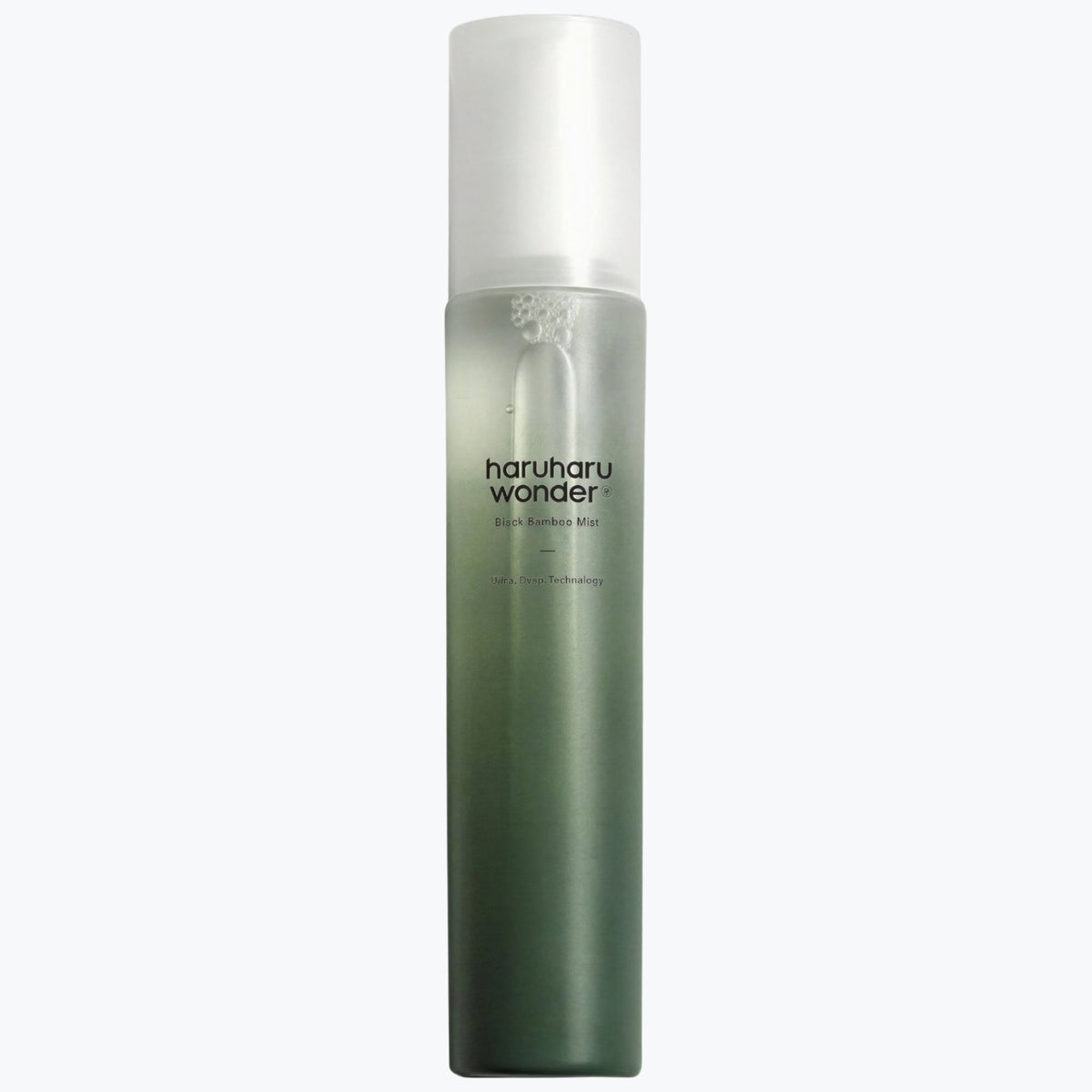 Haruharu Wonder mistsprayflaska, grön ton, lock i klar plast, 150 ml