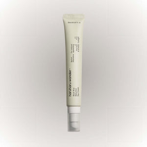 Haruharu Wonder Black Rice Bakuchiol Eye Cream 20ml i en vit tub som syns på en neutral bakgrund.