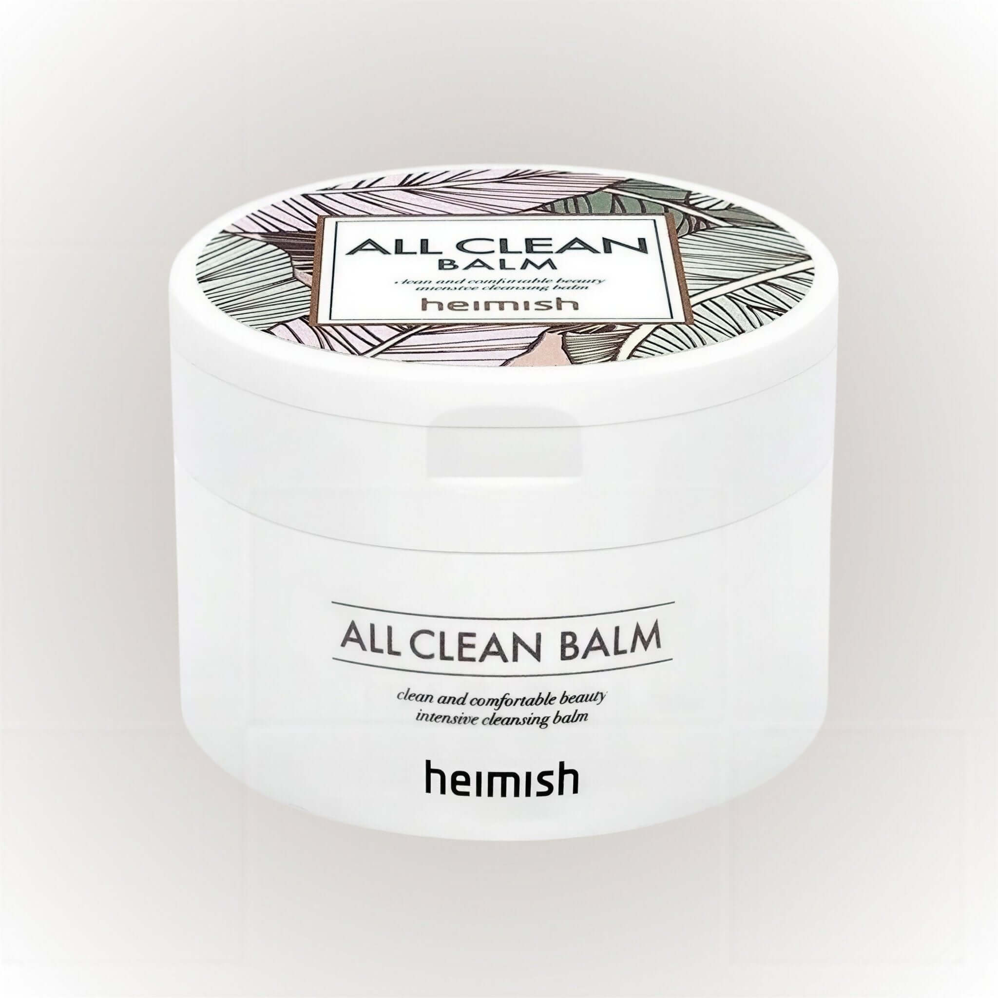Heimish -- All Clean Balm 50ml i en vit burk med färgglad design på locket.