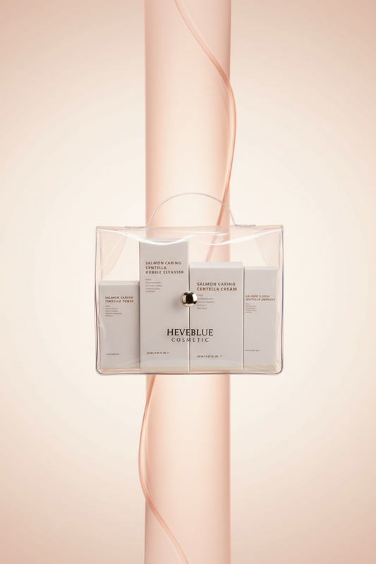 Heveblue Salmon Caring Centella Special Travel Kit 4-Delar