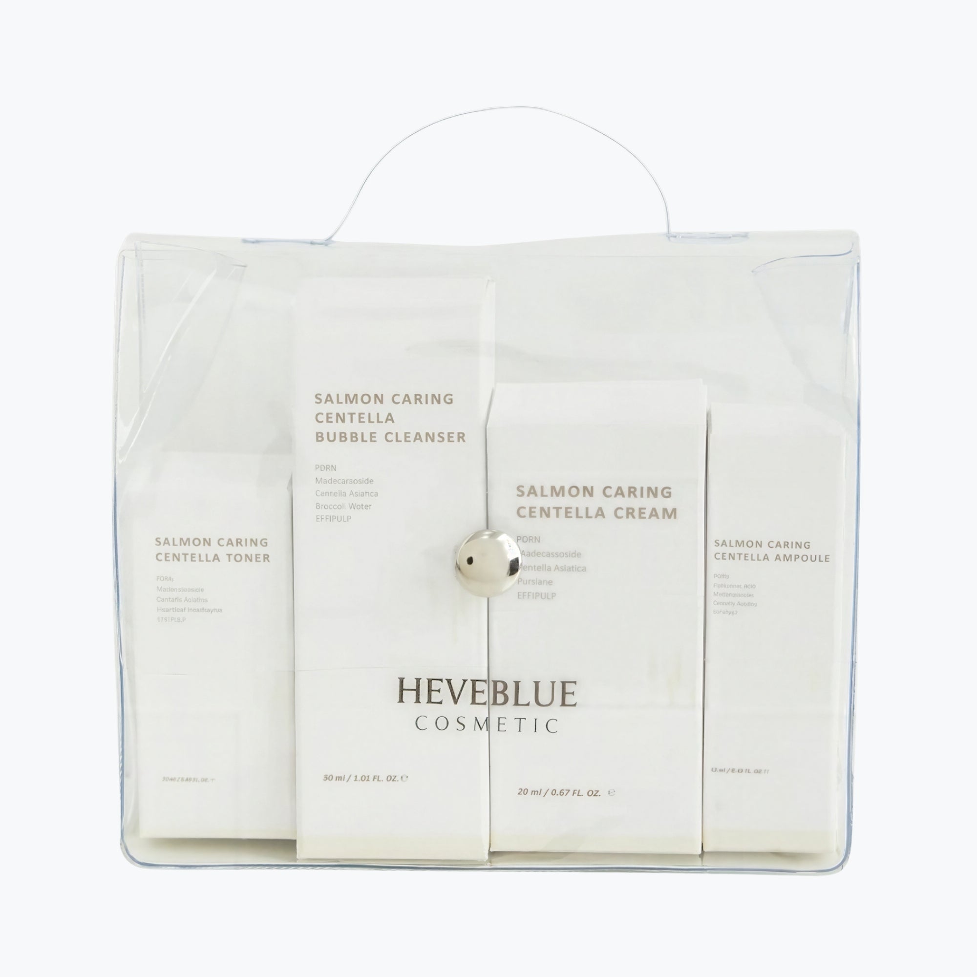 Heveblue Salmon Caring Centella Special Travel Kit 4-Delar