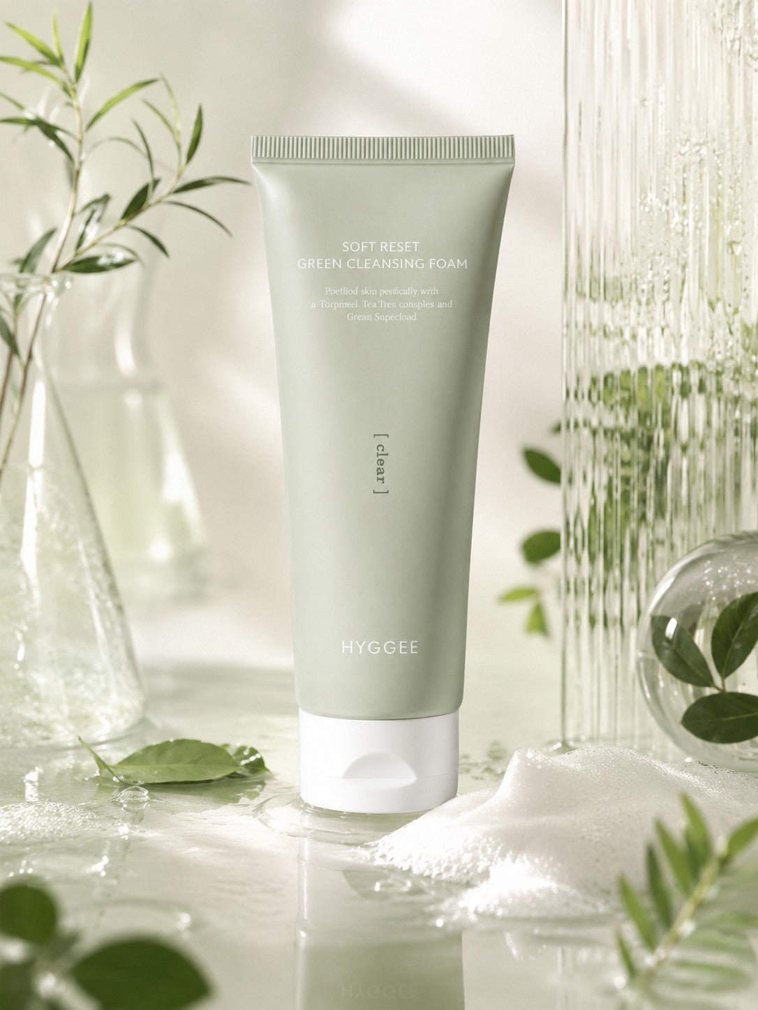 Hyggee Soft Reset Green Cleansing Foam 150ml - | SKNLÛX