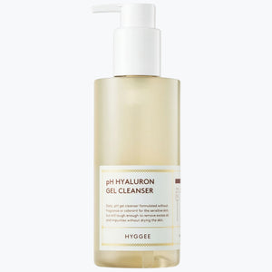 Hyggee pH hyaluron gelrengöring i flaska med pump, 200 ml