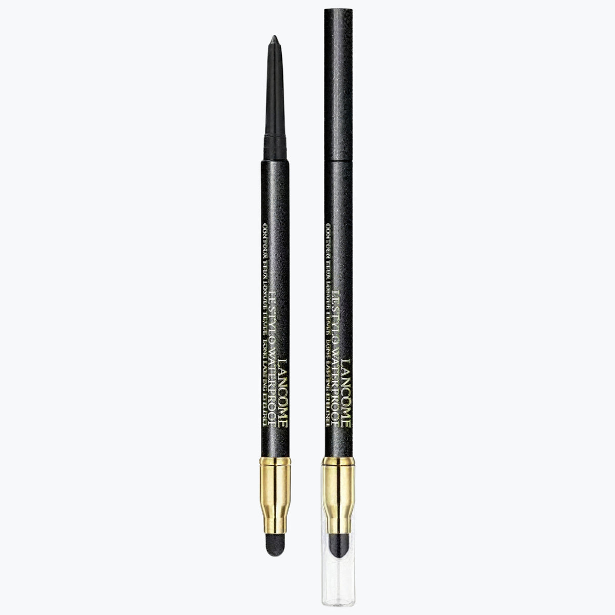 Lancôme vattenfast eyeliner i svart med spetsad penna och kork