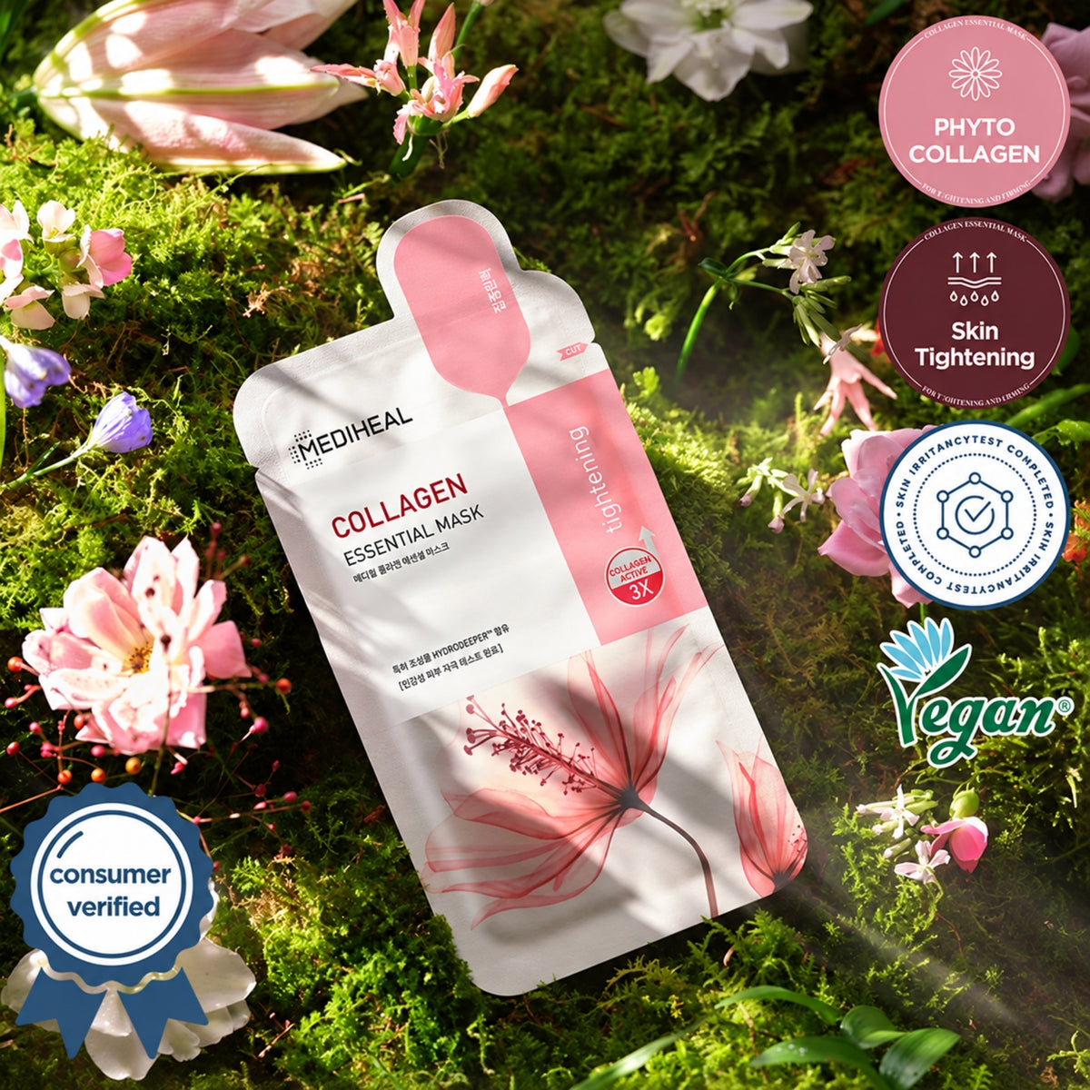 MEDIHEAL Collagen Essential Mask 10-Sheets