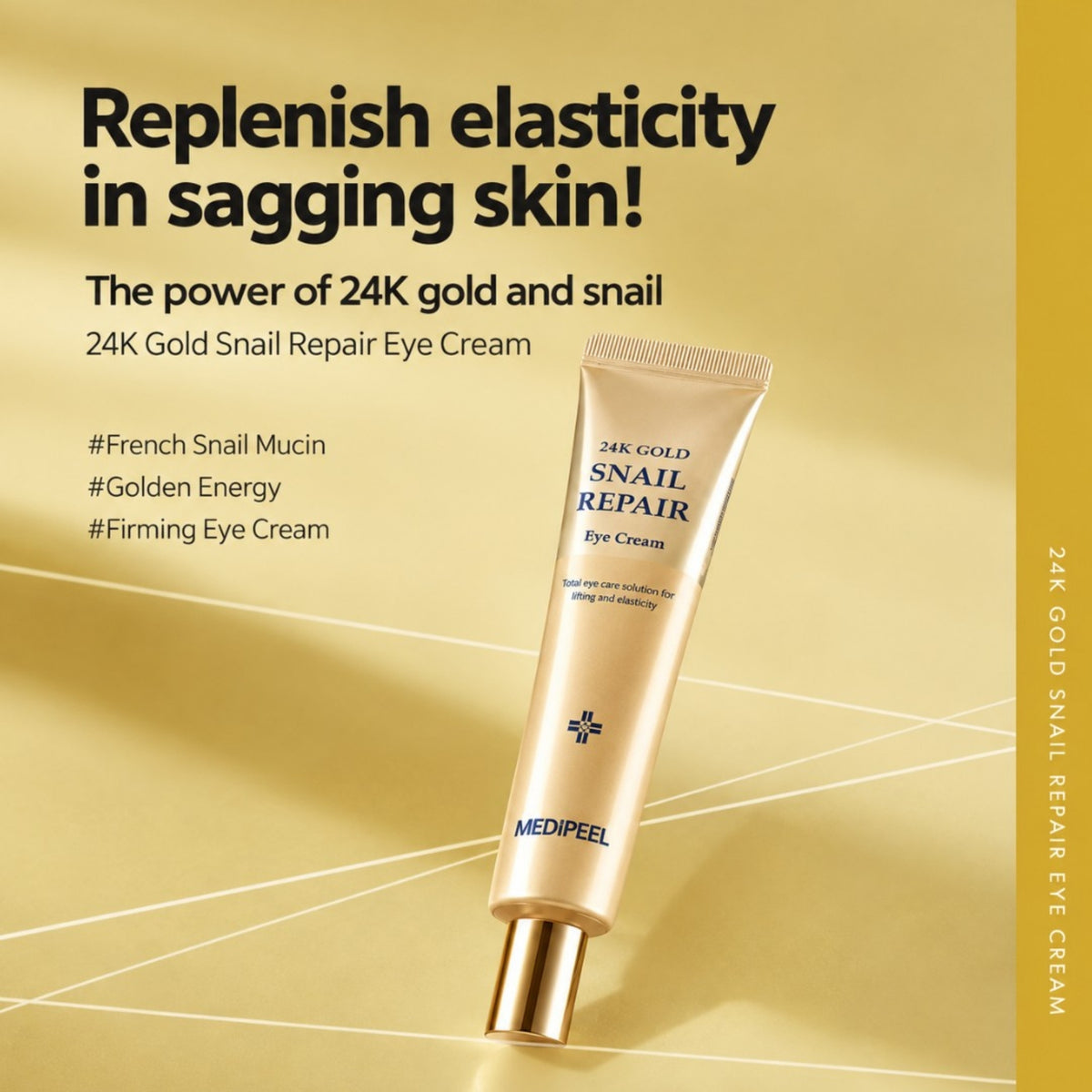 MEDIPEEL 24 Gold Snail Repair Eye Cream 40ml