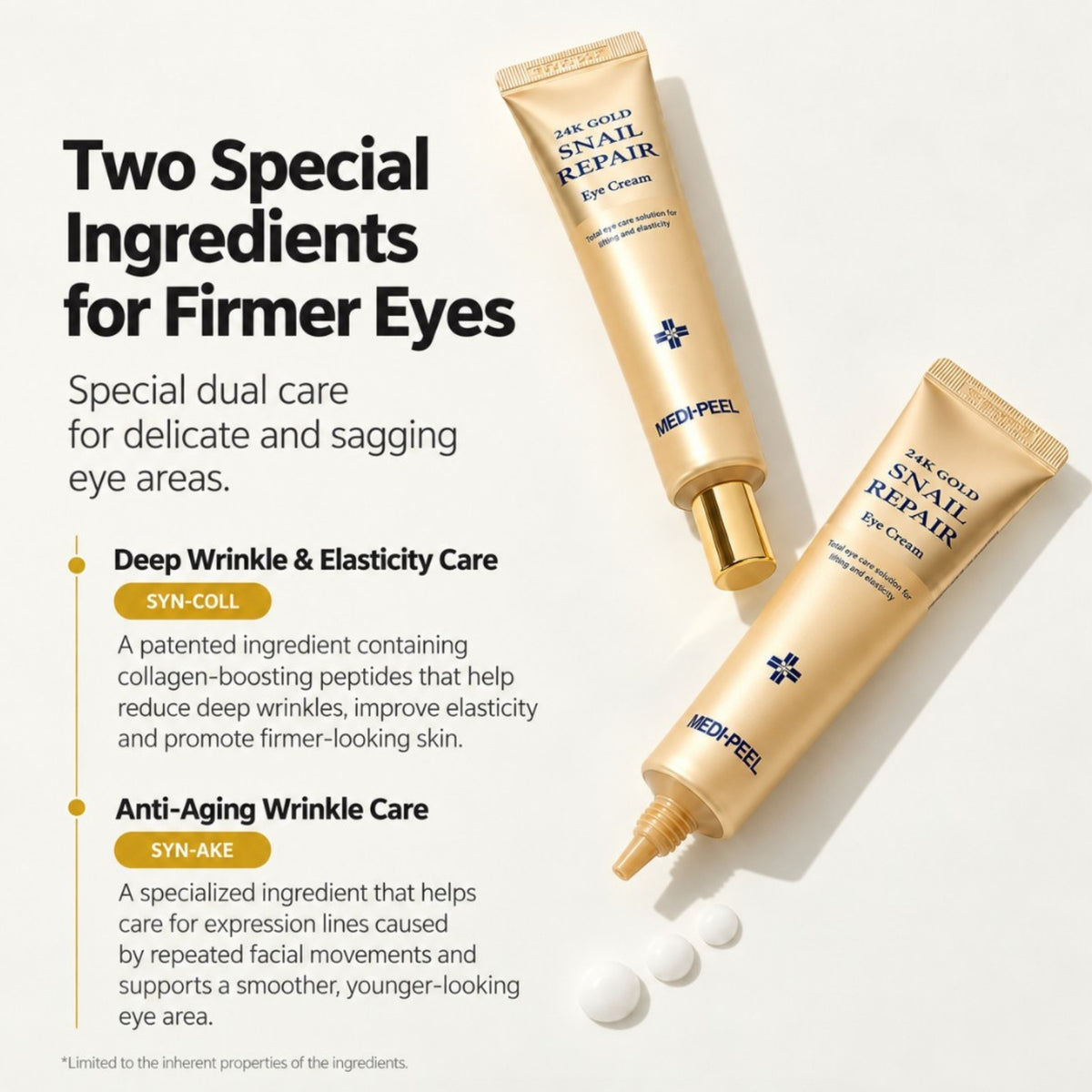 MEDIPEEL 24 Gold Snail Repair Eye Cream 40ml