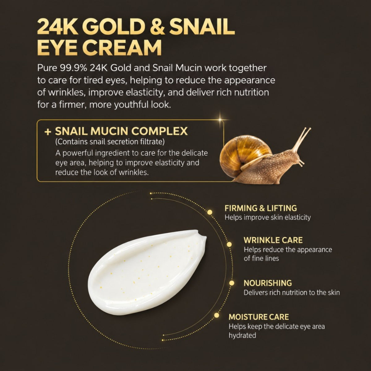 MEDIPEEL 24 Gold Snail Repair Eye Cream 40ml
