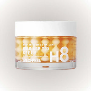 MEDIPEEL Daily Intensive Skin Care Gold Age Tox Cream 50g, hydrating anti-aging cream with gold and peptides.