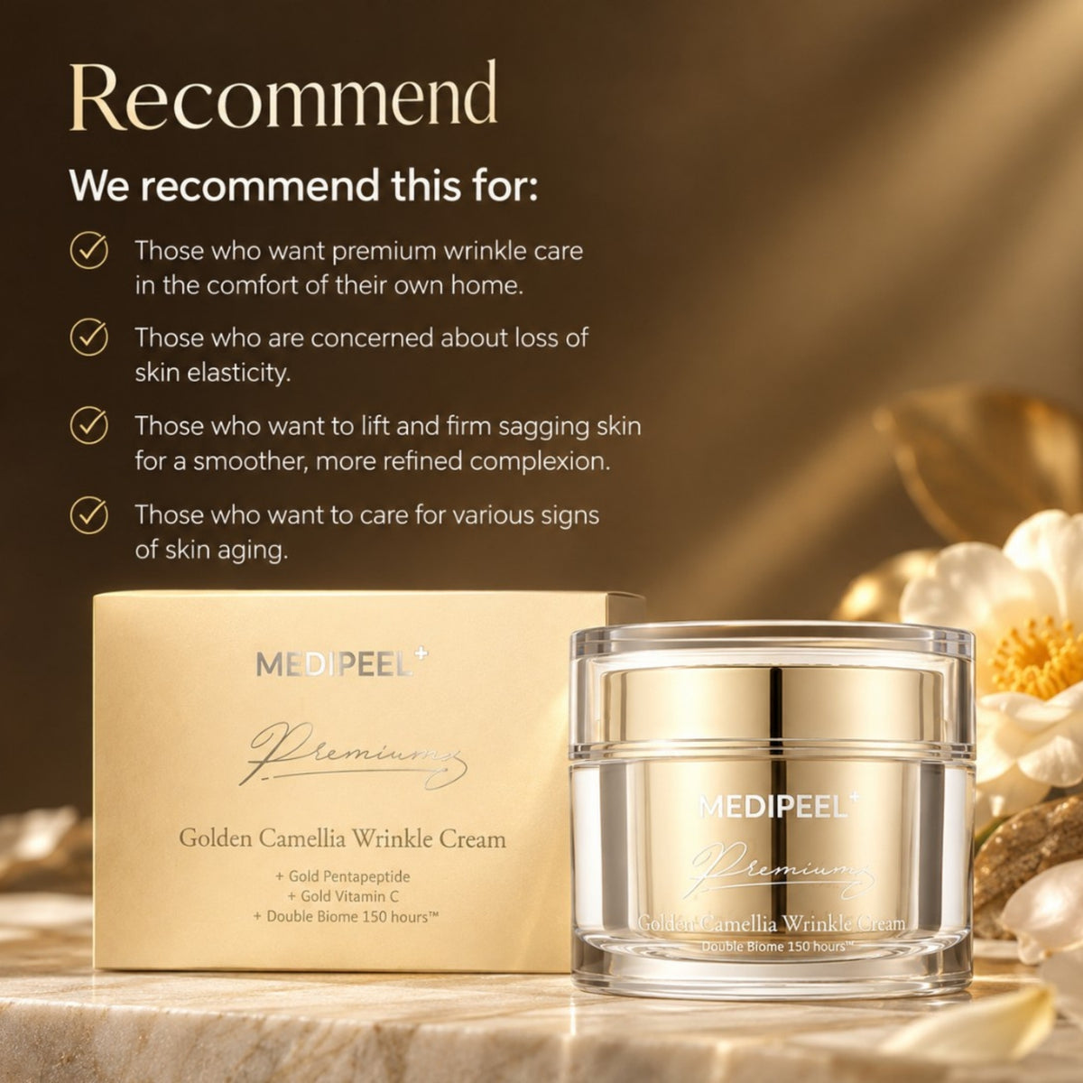 MEDIPEEL Premium Golden Camellia Wrinkle Cream 50g
