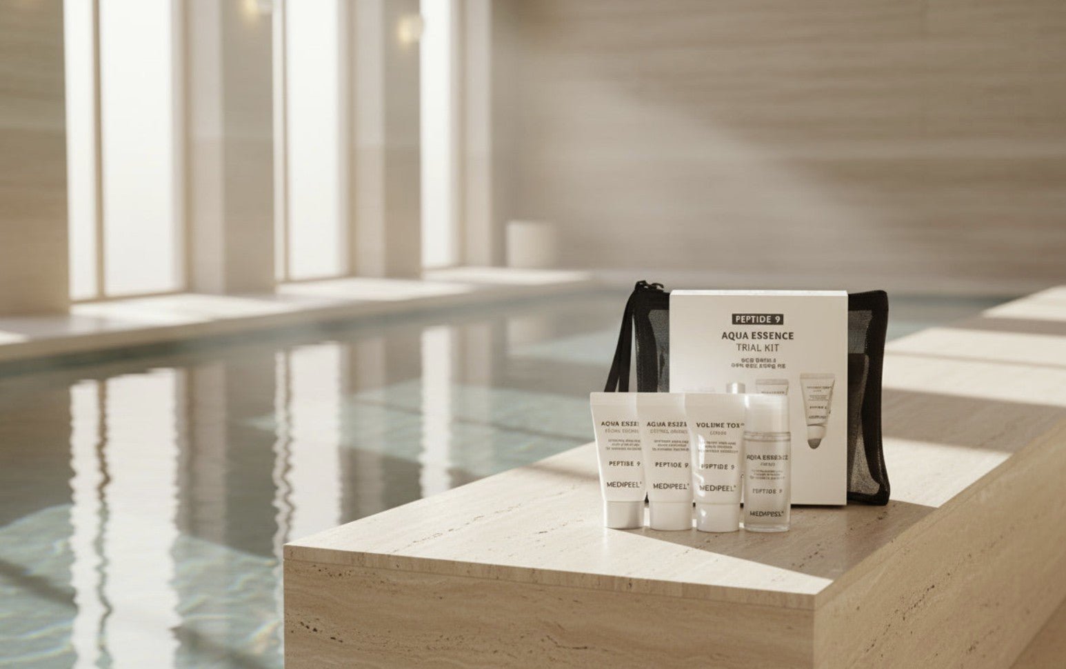 MEDIPEEL Peptide 9 Aqua Essence Trial Kit 4 - delar - | SKNLÛX