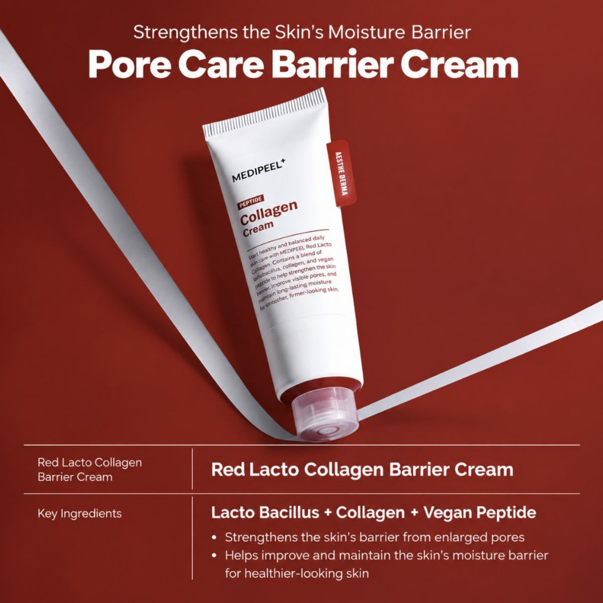 MEDIPEEL Red Lacto Collagen Barrier Firming Cream 80ml