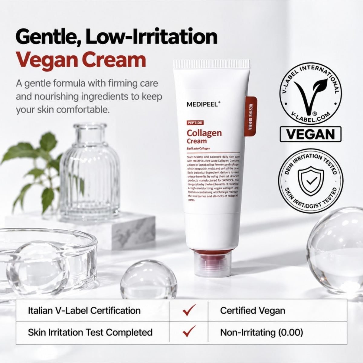 MEDIPEEL Red Lacto Collagen Barrier Firming Cream 80ml