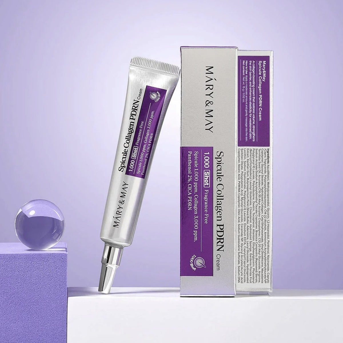 Mary & May Spicule Collagen PDRN Cream 15g