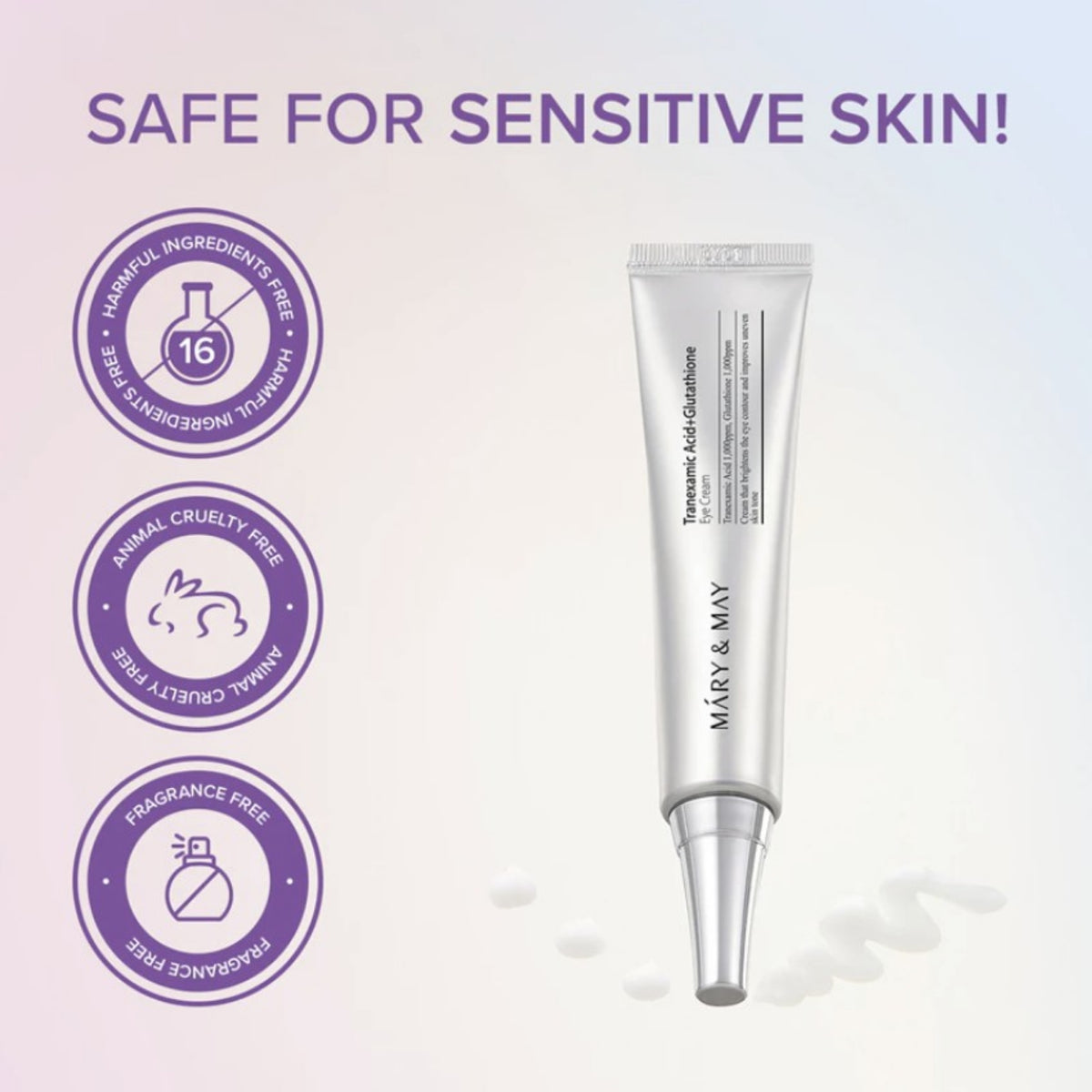 Mary & May Tranexamic Acid + Glutathione Eye Cream 30ml