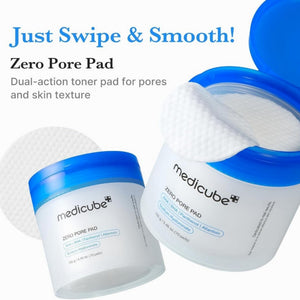 Hudvårdsburkar och porpads för Zero Pore Pad från medicube