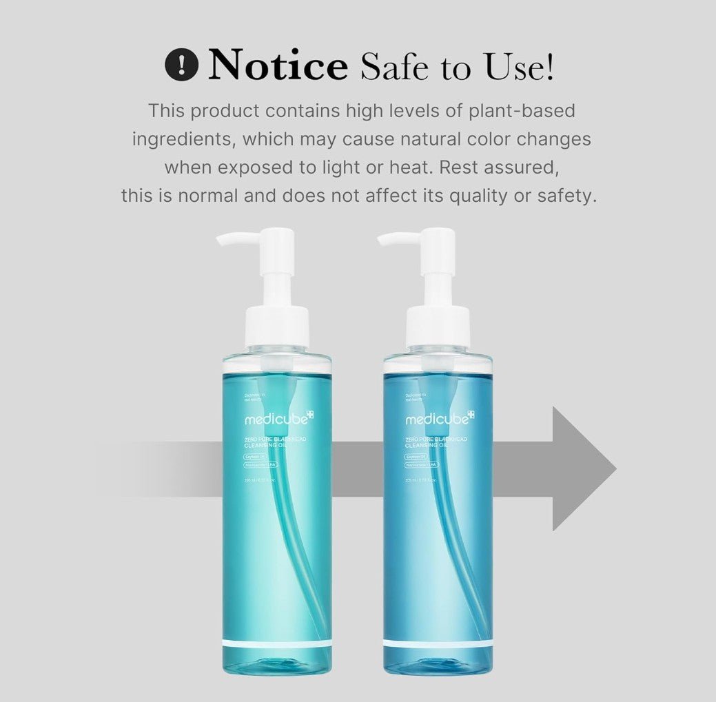 Medicube Zero Pore Blackhead Cleansing Oil 205ml - | SKNLÛX