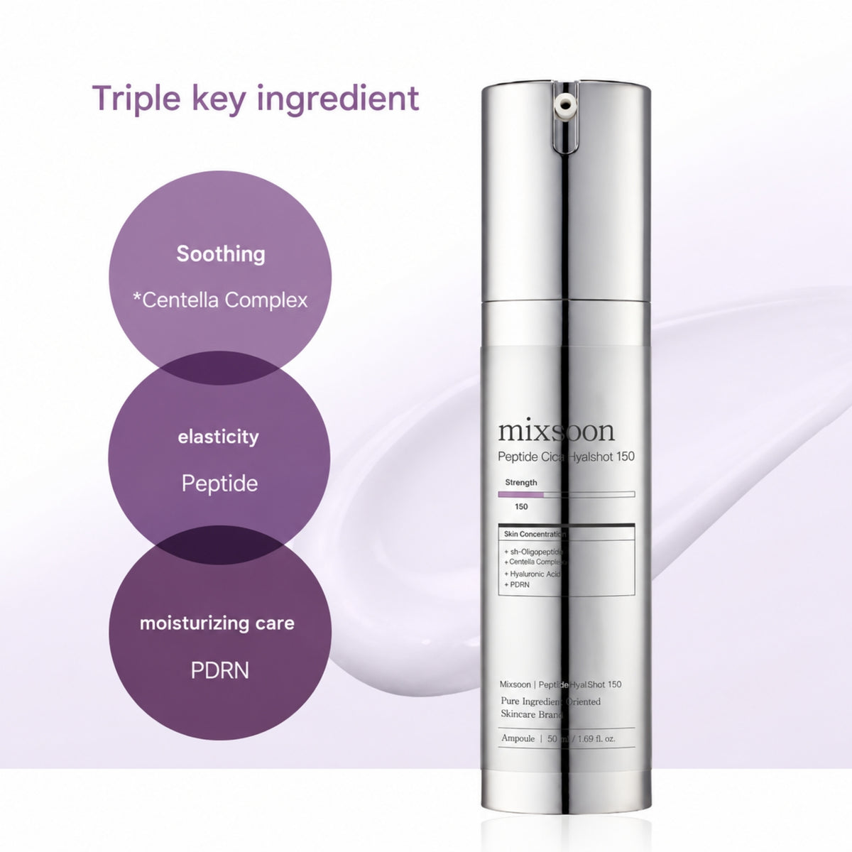 Mixsoon Peptide Cica Hyalshot 150 50ml