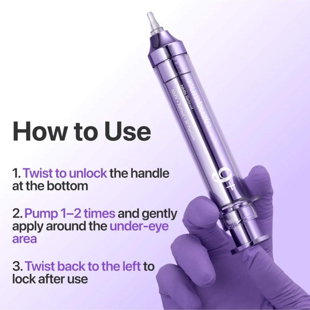 Numbuzin No.9 NAD+ Retinol Volumetox Eye Cream 10ml
