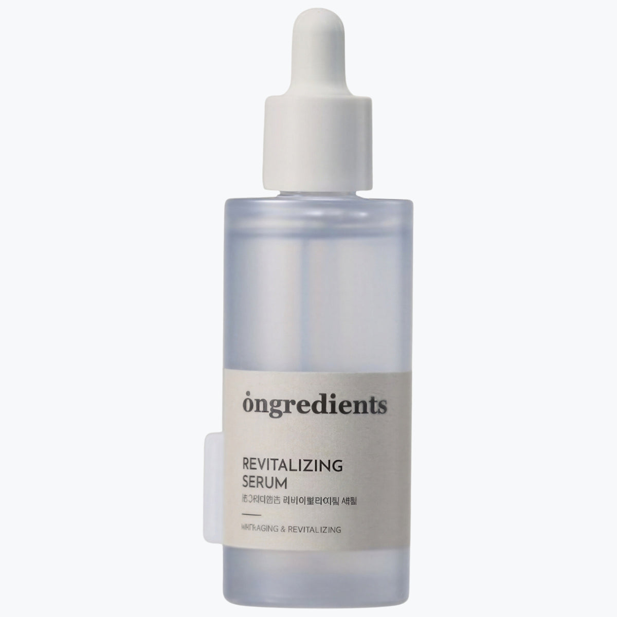 Òngredients revitaliserande serumflaska med pipett, 50 ml