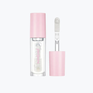 Läppglans från Peripera i genomskinlig gel med rosa hylsa och applikator