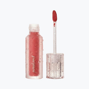 Peripera vattenbaserad läppfärgstint med applicator, aprikosrosa ton.