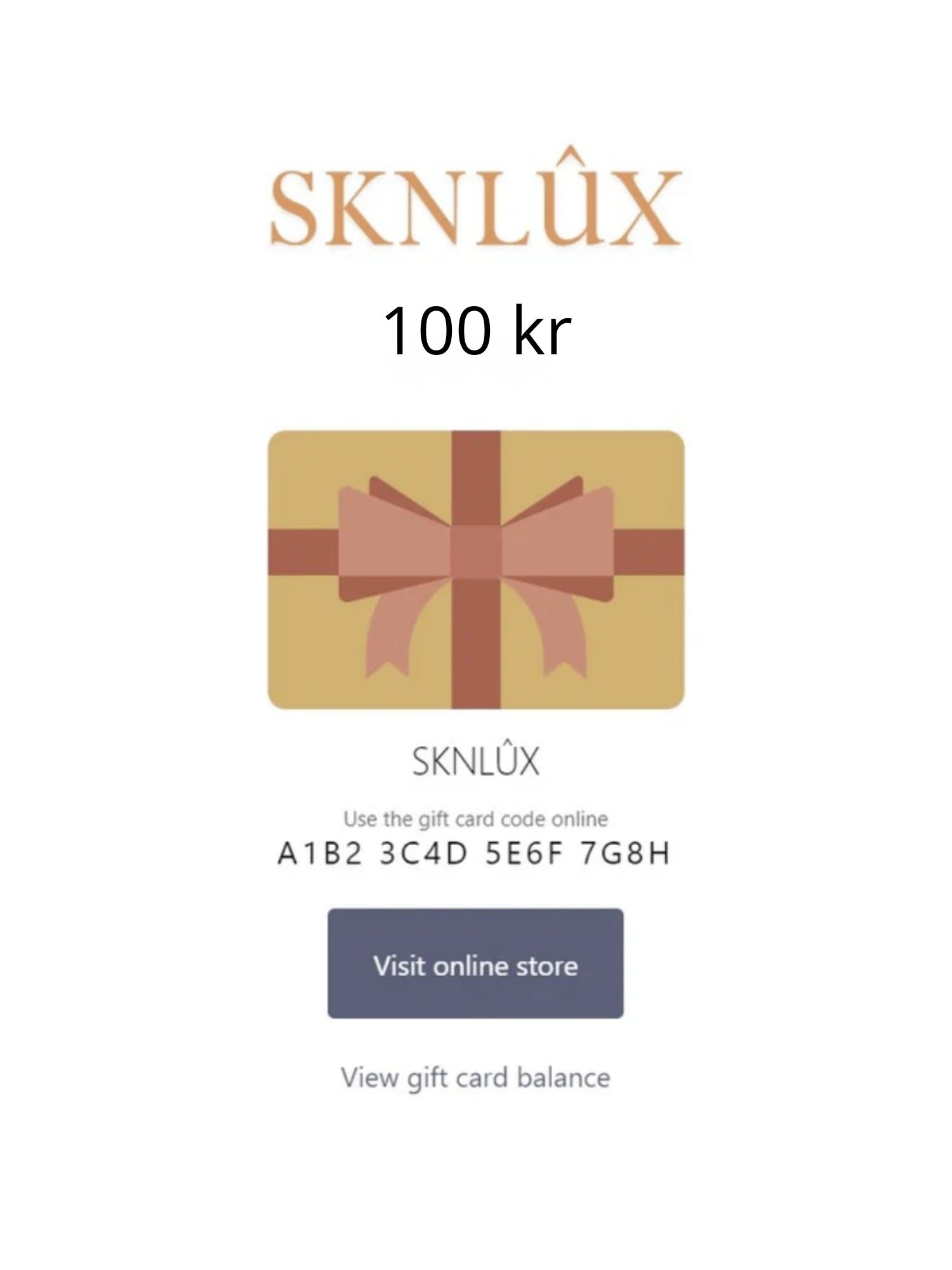 Digitalt Presentkort