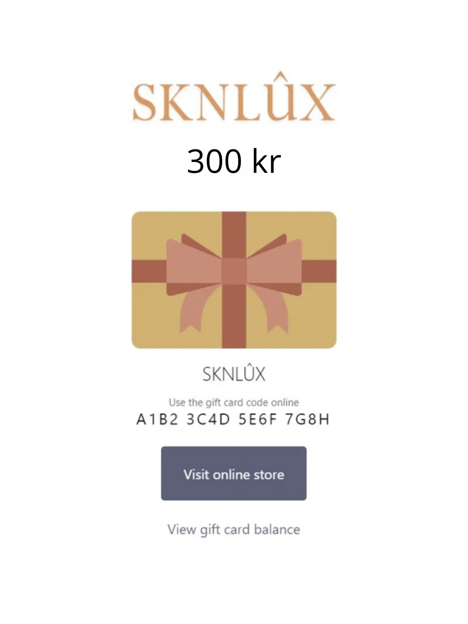 Digitalt Presentkort