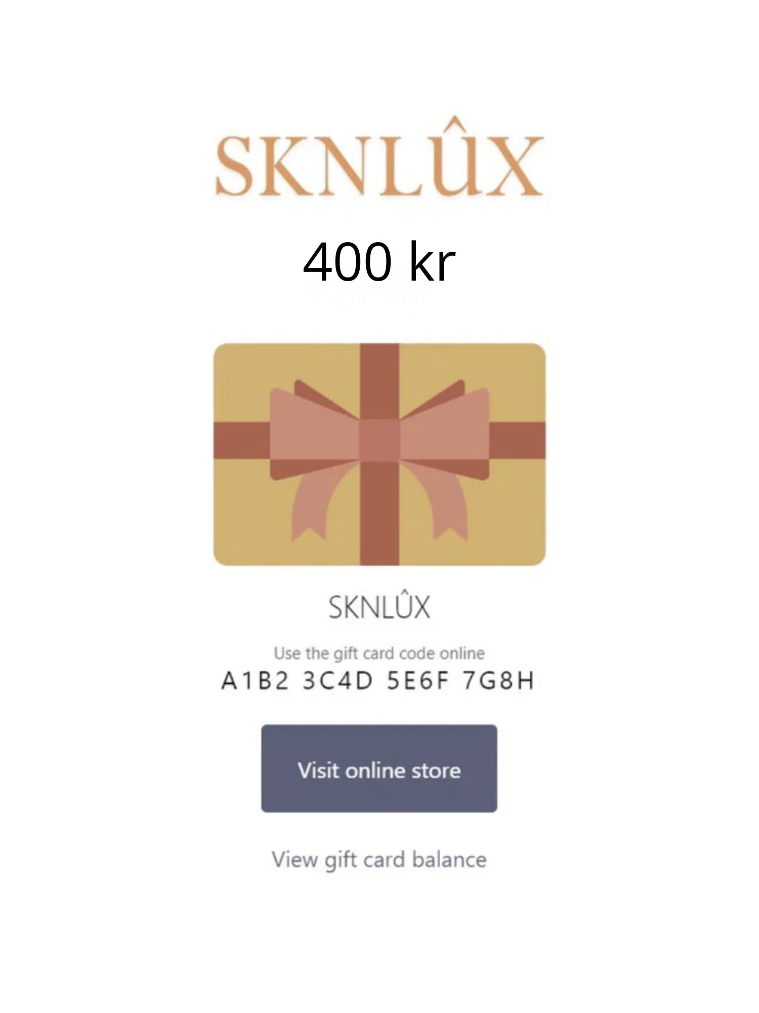 Digitalt Presentkort