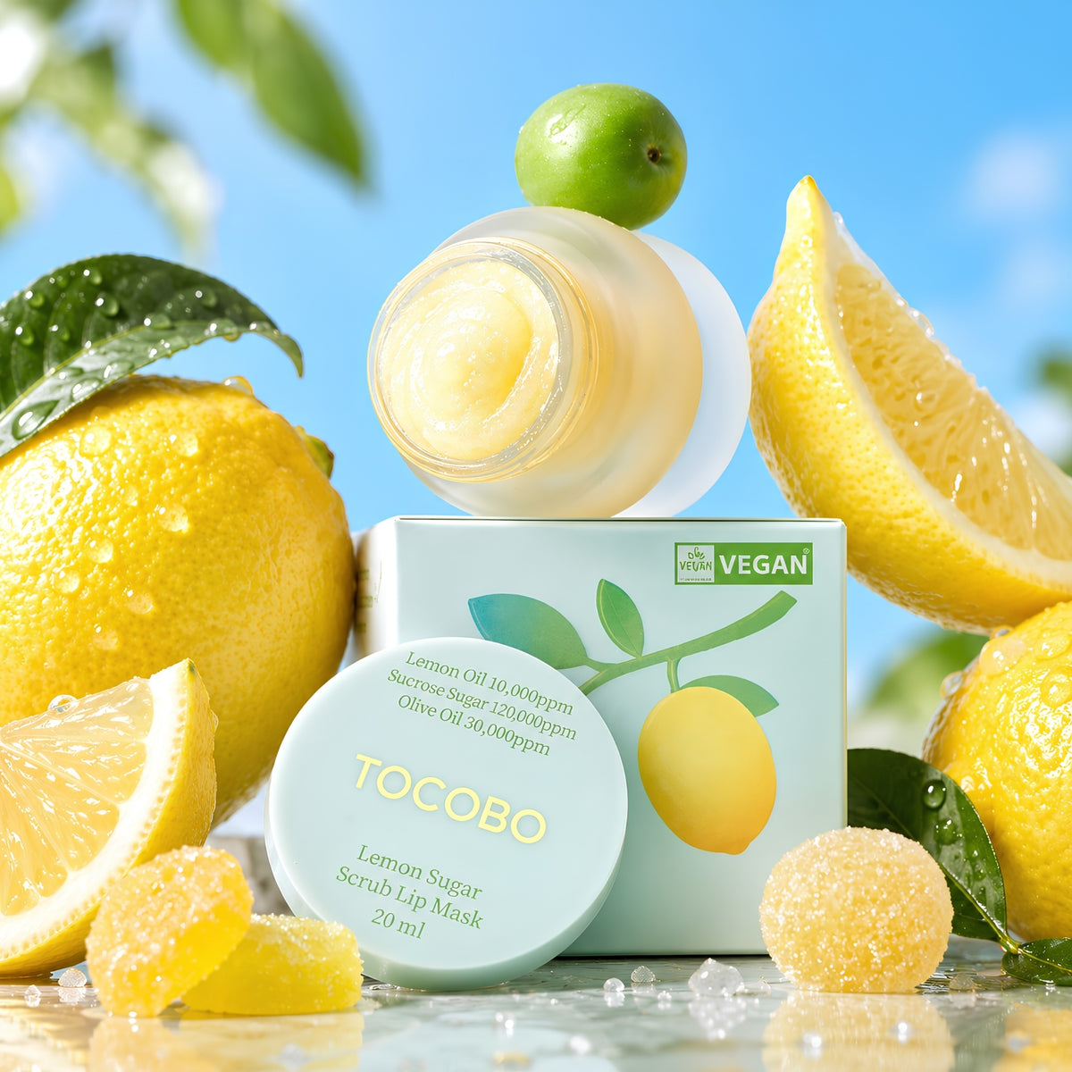 TOCOBO Lemon Sugar Scrub Lip Mask
