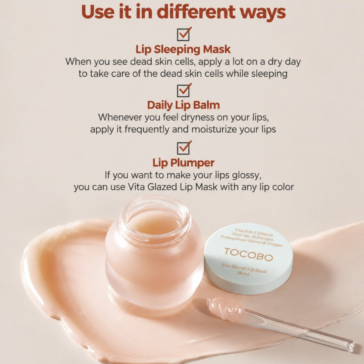 TOCOBO Vita Glazed Lip Mask 20ml