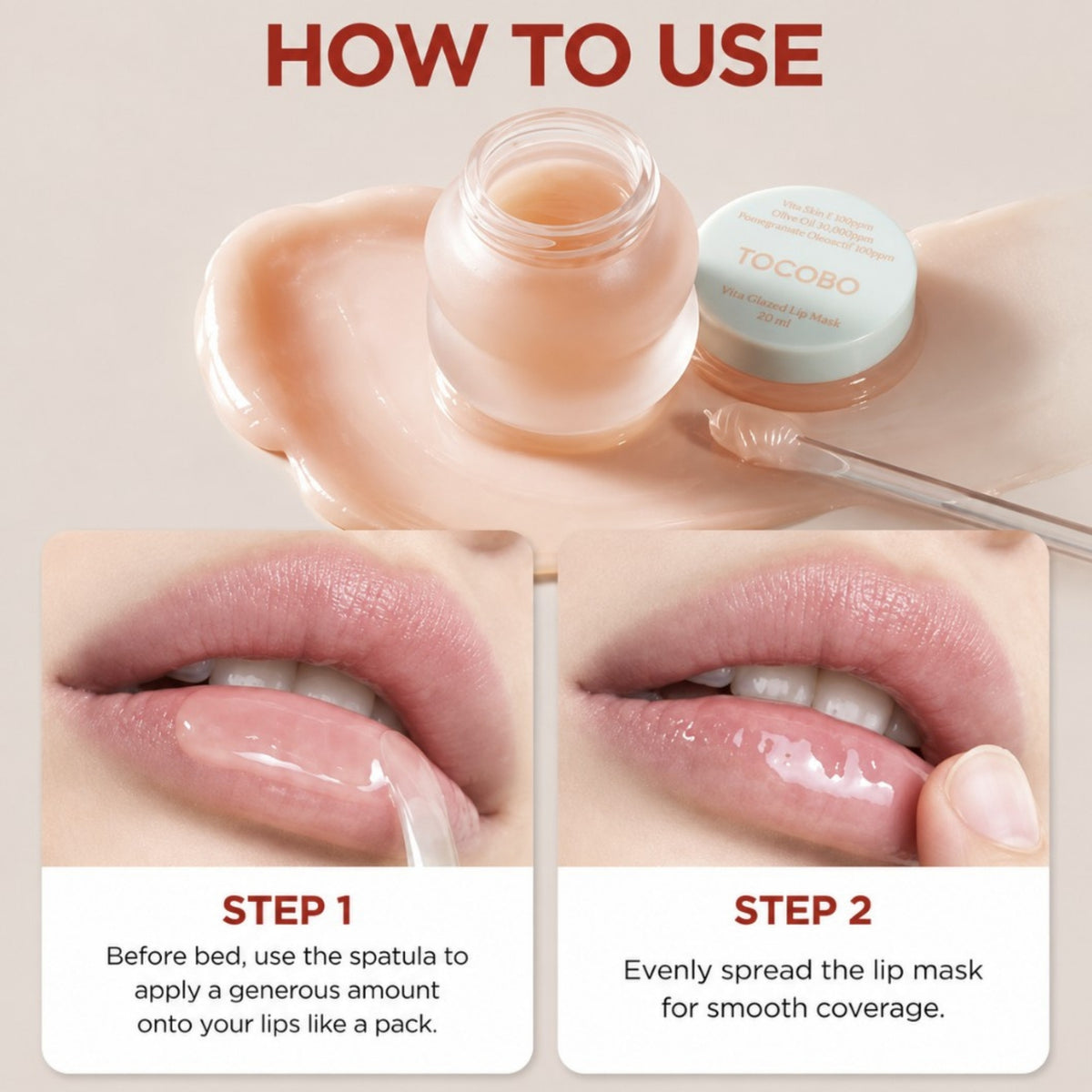 TOCOBO Vita Glazed Lip Mask 20ml