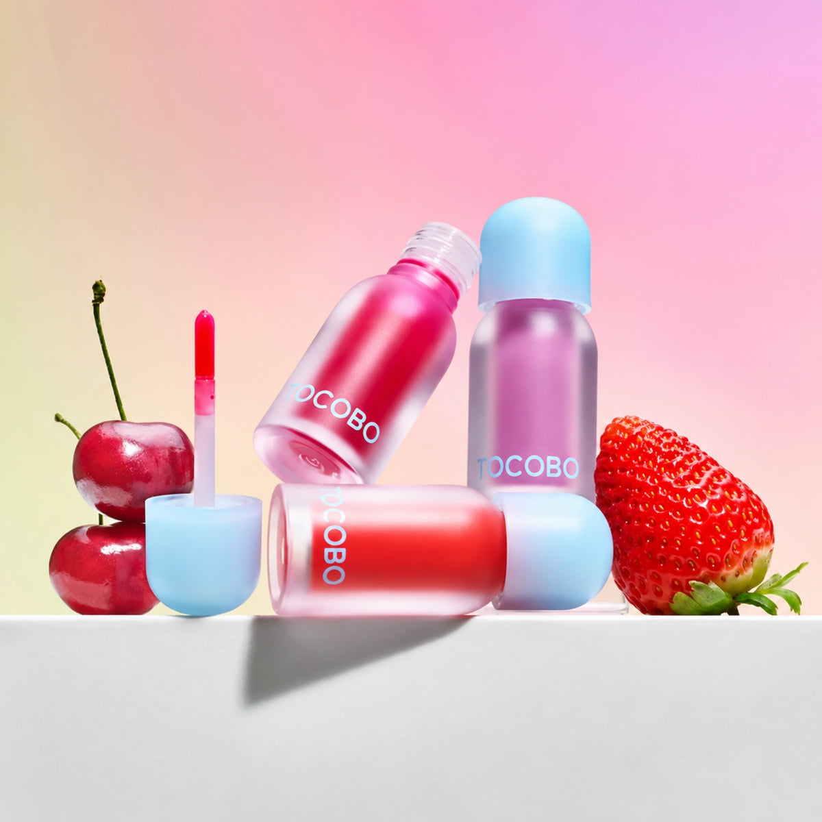 TOCOBO Juicy Berry Plumping Lip Oil #15 Coral Soda
