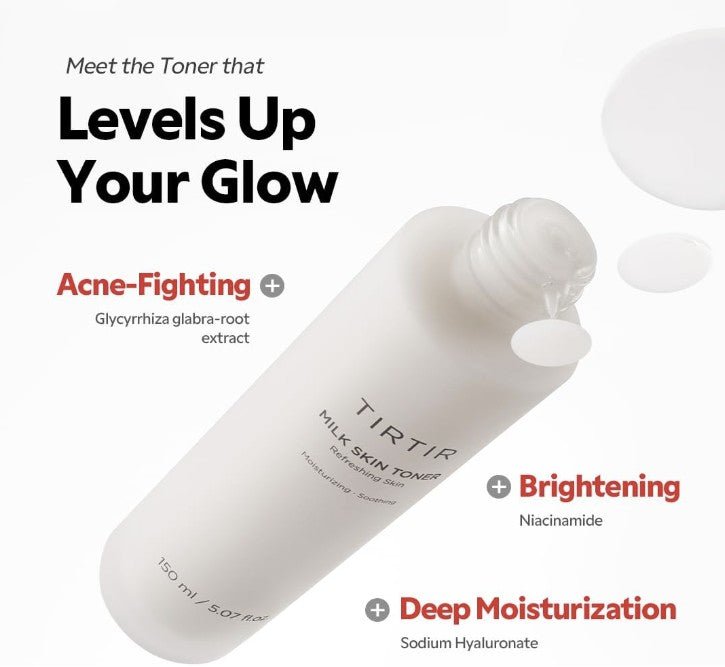 TIRTIR - Milk Skin Toner 150ml - | SKNLÛX
