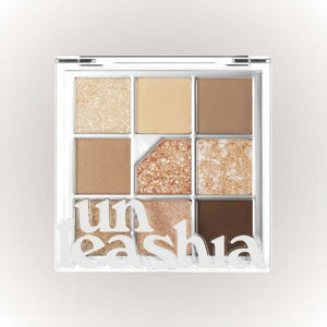 Unleashia Glitterpedia Eye Palette Nr2 All of Brown med varma bruna nyanser i matta, skimrande och glittriga finishar.
